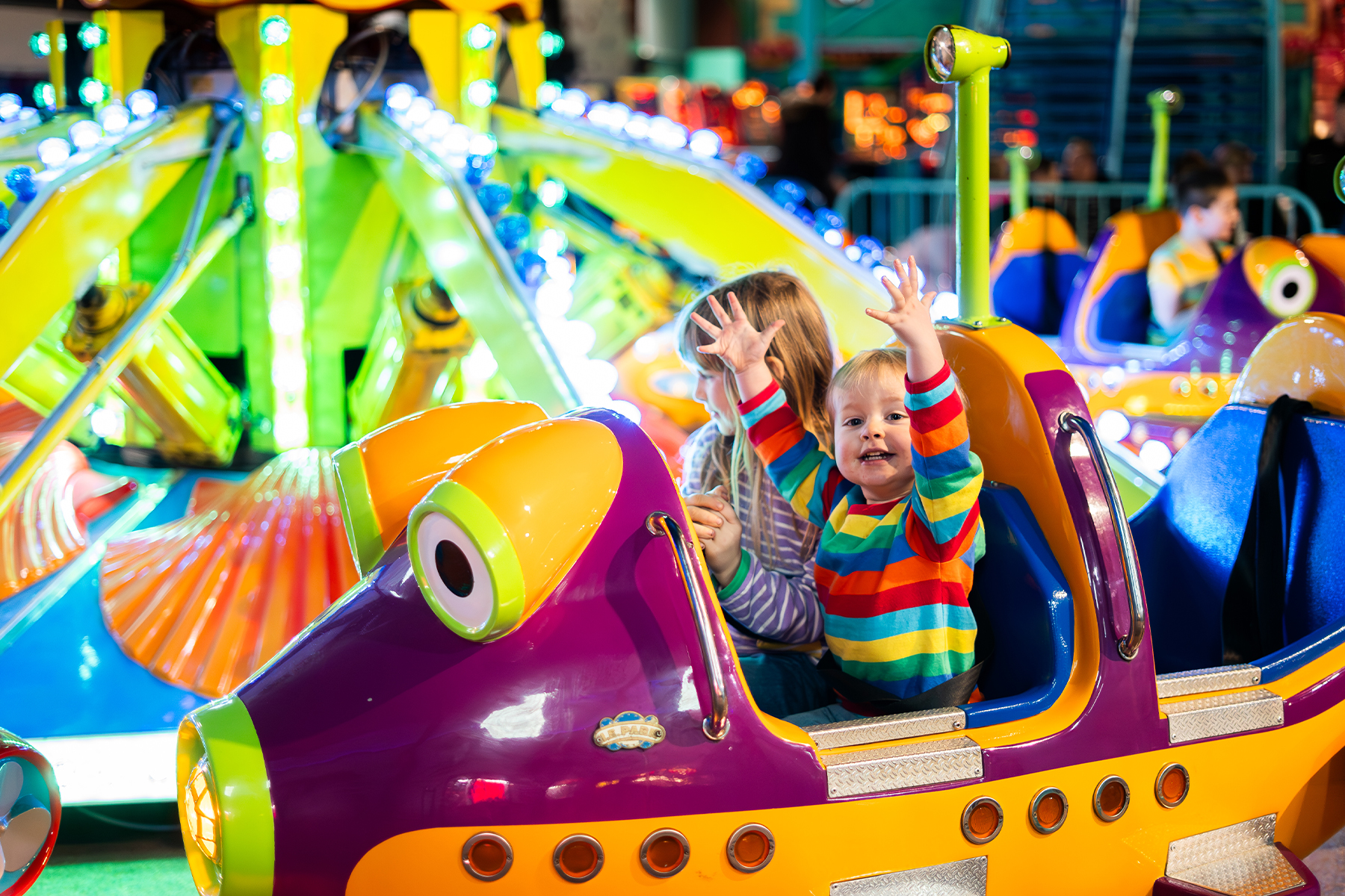 Glamping Indoor Play copy Submarine Ride